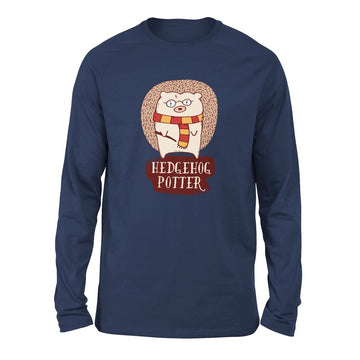 Hedge Hog Potter Men/Unisex Drop Shoulder Sweatshirt in Navy color